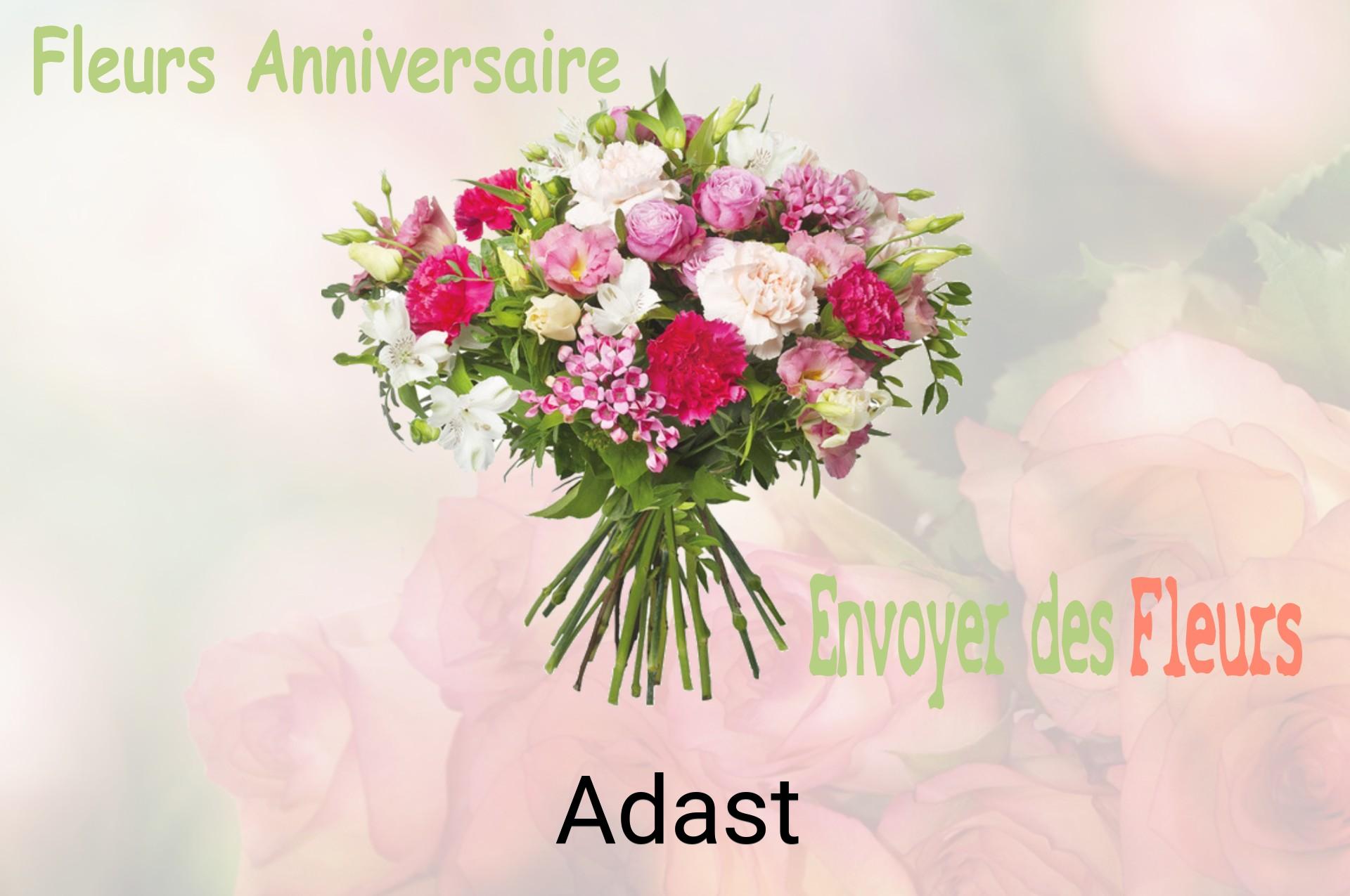 Bouquet de fleurs d’anniversaire livré à Adast